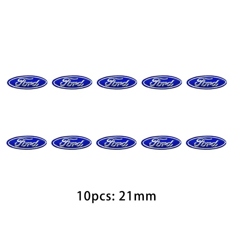 

Car Sticker 2026 5/10Pcs 21mm Car Control Key Emblem Stickers Accessories Fit For Ford Ranger C-Max S-Max Focus MK3 Galaxy Monde 21mm