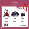 Game   Diluc Red Dead Of Night Cosplay Costume Wig Shoes Anime  Diluc Cosplay Clothes New Skin