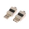 1Pc  Metal Case USB 2.0 Male Female Phone Keyboard Mouse Fast Charging Wire Connector USB Solderless Plug DIY Wiring Terminal