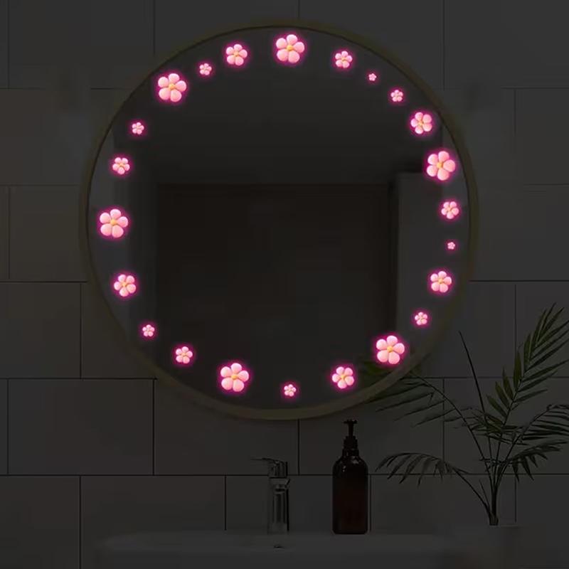 Glow-in-the-Dark Turtle Self-Adhesive Stickers Waterproof Bathroom Bedroom Decals Home Decor Sink Wall Art