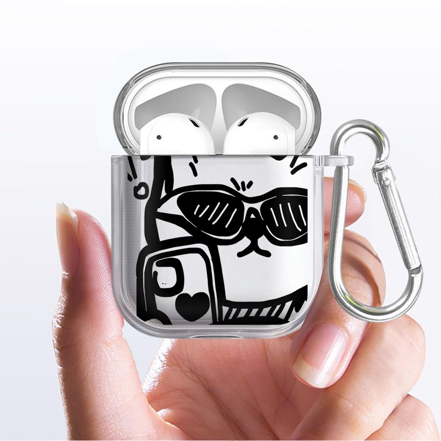Cool Line Kitty Dog Case For Airpods Pro 4 2 3 Pro2 Pro3 1 Clear Earphone Cases Cover