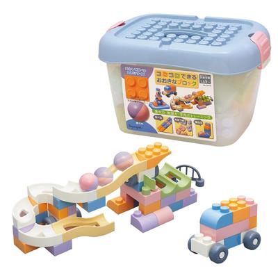 Toy Royal Rollable Large Blocks Pastel Colors Toys Educational Toys Developmental (Blocks/Rolling Play) (Fingertip Play/Assembling/Hand Play)