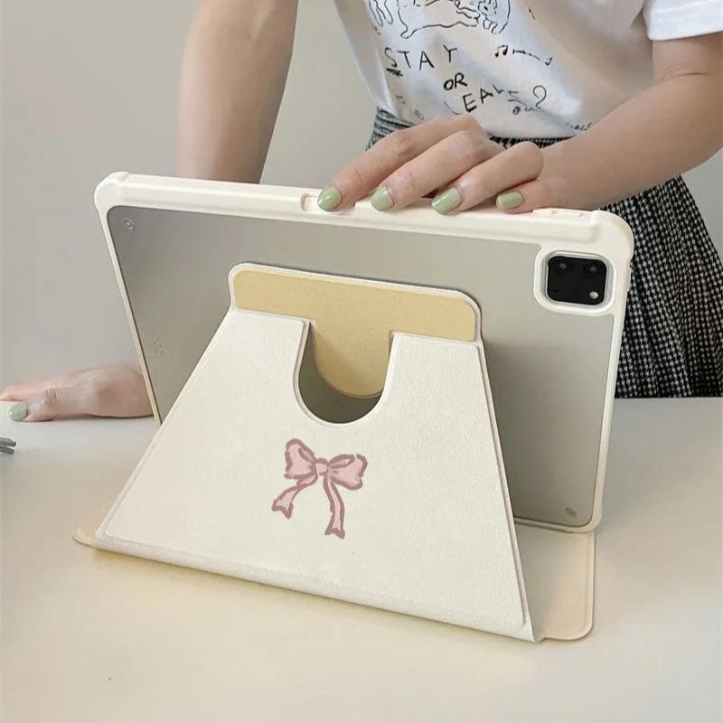 360 Degree Rotation Smart Cover for Samsung Tab S7 S8 S9 11 Plus A8 10.5 Inch Pencil Case Tab A9 8.7 S10 S9 12.4 Inch Cartoon