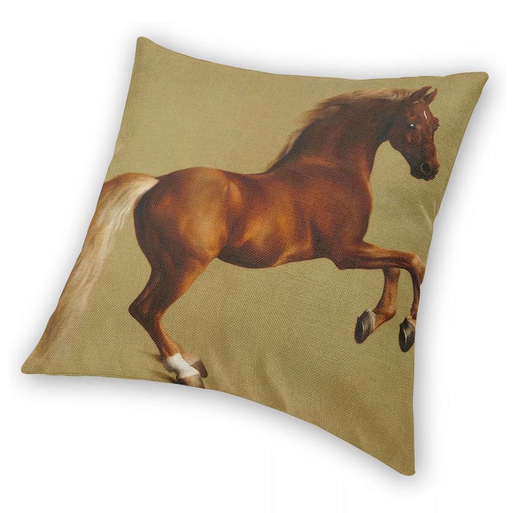 Whistlejacket By George Stubbs Pillowcase Polyester Linen Velvet Printed Zip Decorative Home Cushion Cover