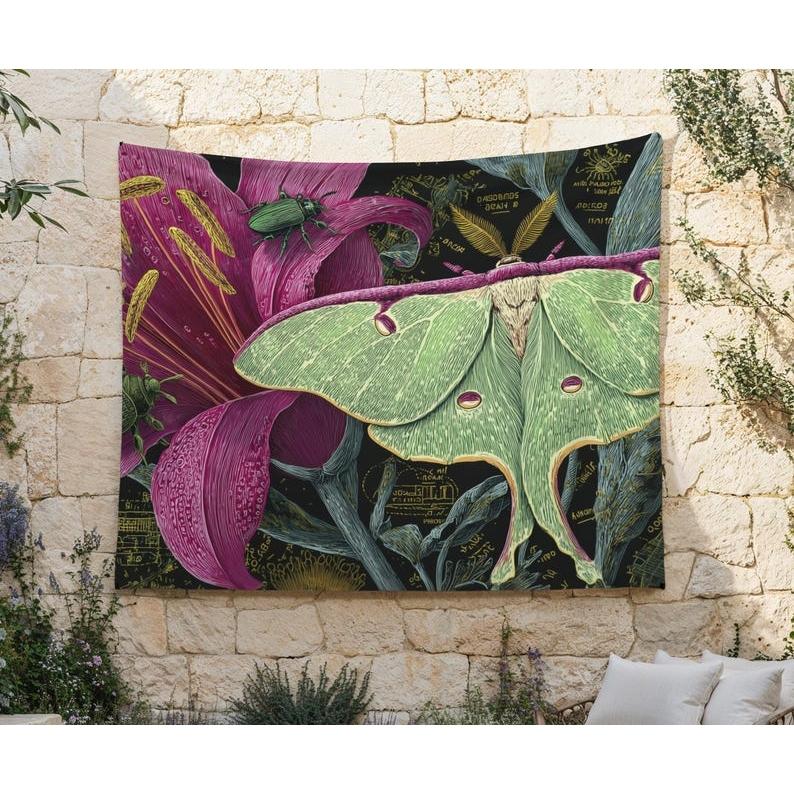 Gothic tapestry 75x100 чёрный