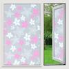 Frosted Window Film Slavic Privacy Decor, Self-Adhesive Bathroom Glass Cover, UV Blocking Frosted Sticker for Home
