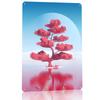 Red Tree D Texture Metal Poster Customized Wall Art Tin Sign Gift for Mancave Bedroom Decorations Gaming Room Decoration Items