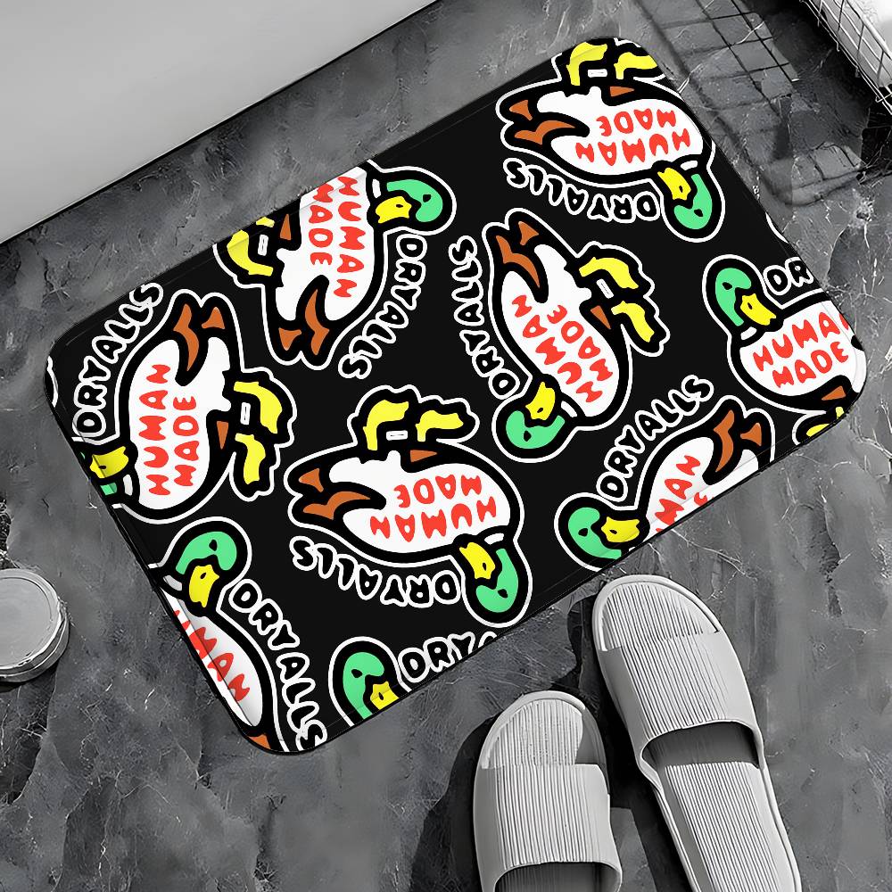 Fashion Design-H-Humans-M-Mades-Entry Door Floor Mat Festive Decorations Carpet Bathroom Anti-slip Mat Entrance Doormat