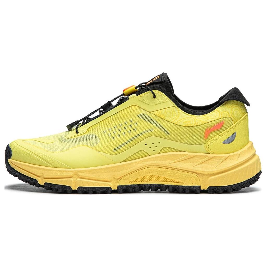 Li-Ning Yijie Lite V3 Shock Absorbing Non-Slip Low-Top Hiking Shoes Men Hiking Shoes Yellow Black AHTU001-5