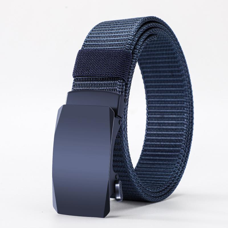 Men'S Alloy Automatic Buckle Belt Outdoor Tactical Belt Casual Pants Belt
