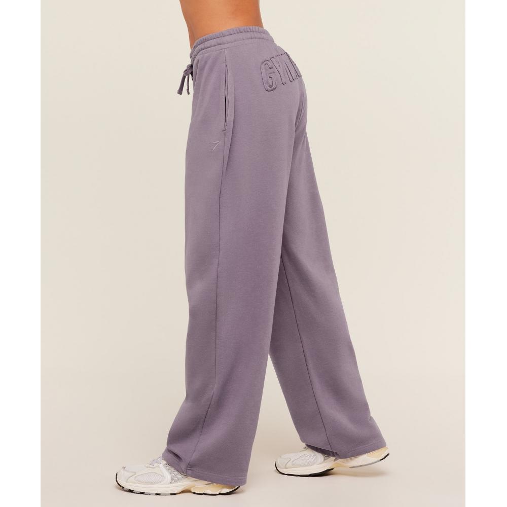 Gymshark Power Washed Joggers Dusk Purple   Acid Wash Small Ball B4c2h Pclw
