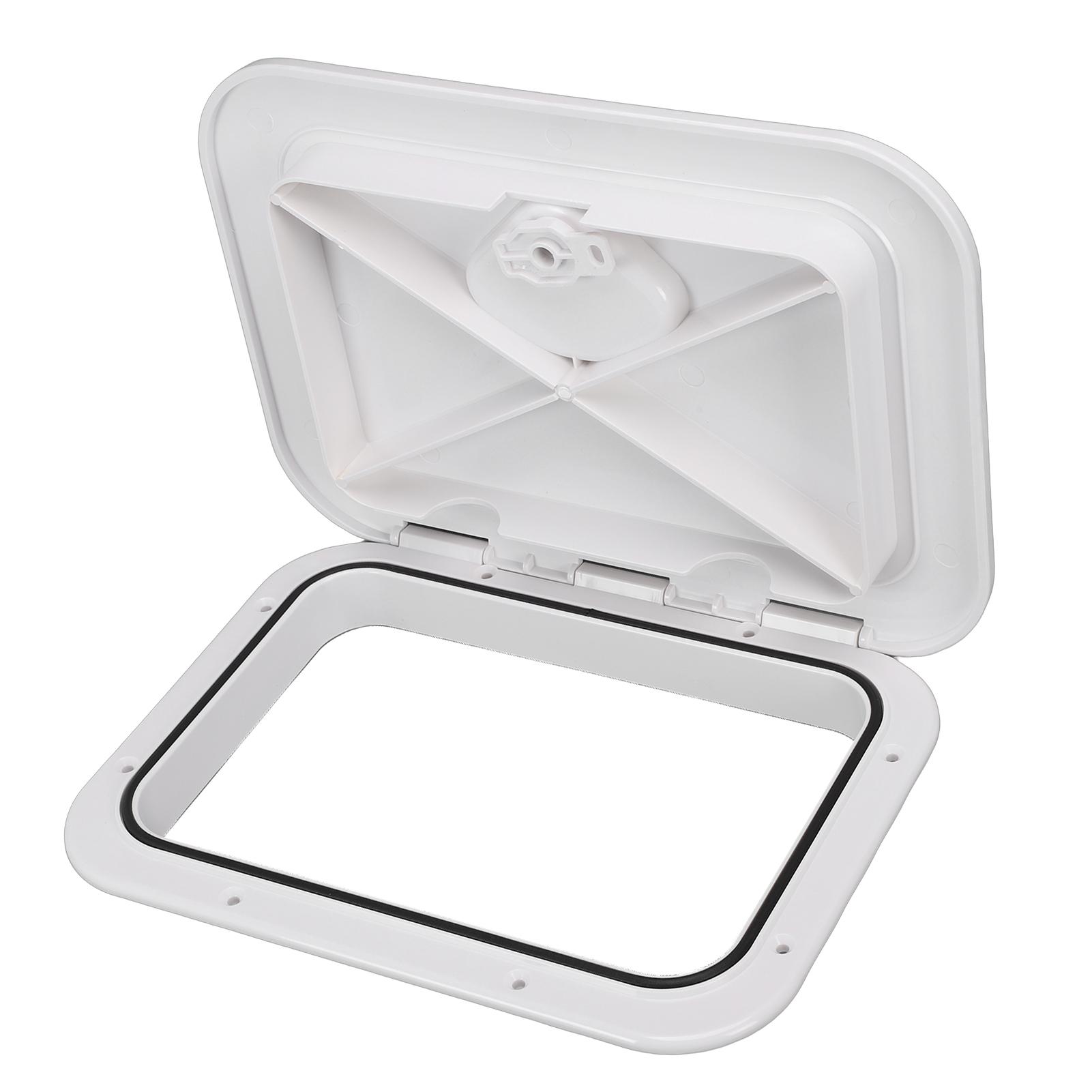 

Boat Hatch Deck Cover Waterproofing White Rectangle Boat Marine Hatch Lid for Sailboats Yachts