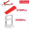 Tile Leveling System Laying Level Wedges Locator Spacers Flooring Wall Level Alignment Spacers Leveler for Tile Adjustment Tool