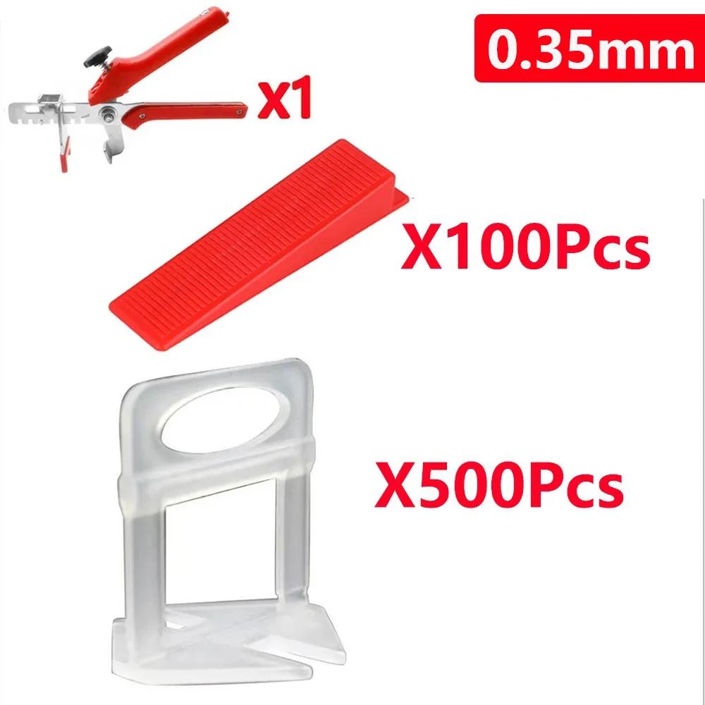 Tile Leveling System Laying Level Wedges Locator Spacers Flooring Wall Level Alignment Spacers Leveler for Tile Adjustment Tool