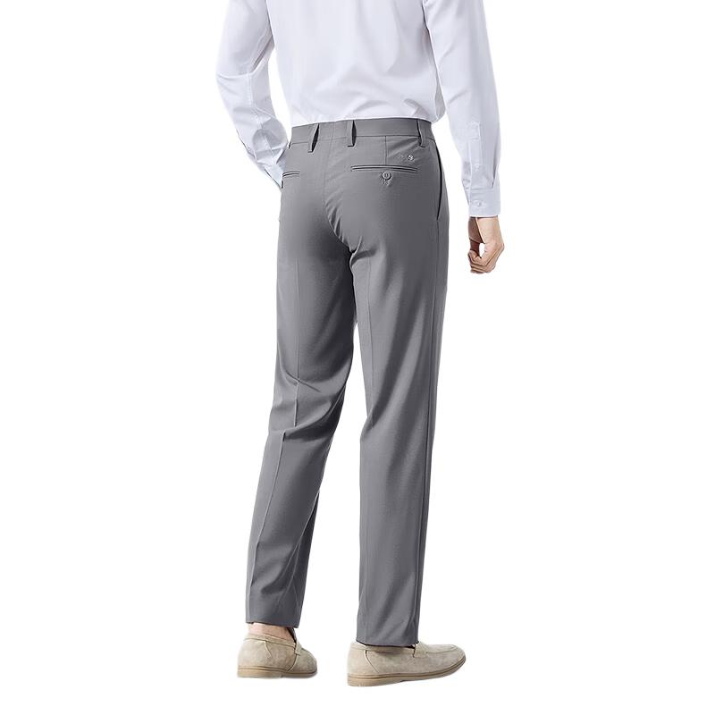 Qipai Men's Modal Blend Business Casual Dress Pants
