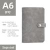 A6 Leather Buckle Loose-Leaf Notebook & A5 Multifunctional Planner with Custom Logo and Storage
