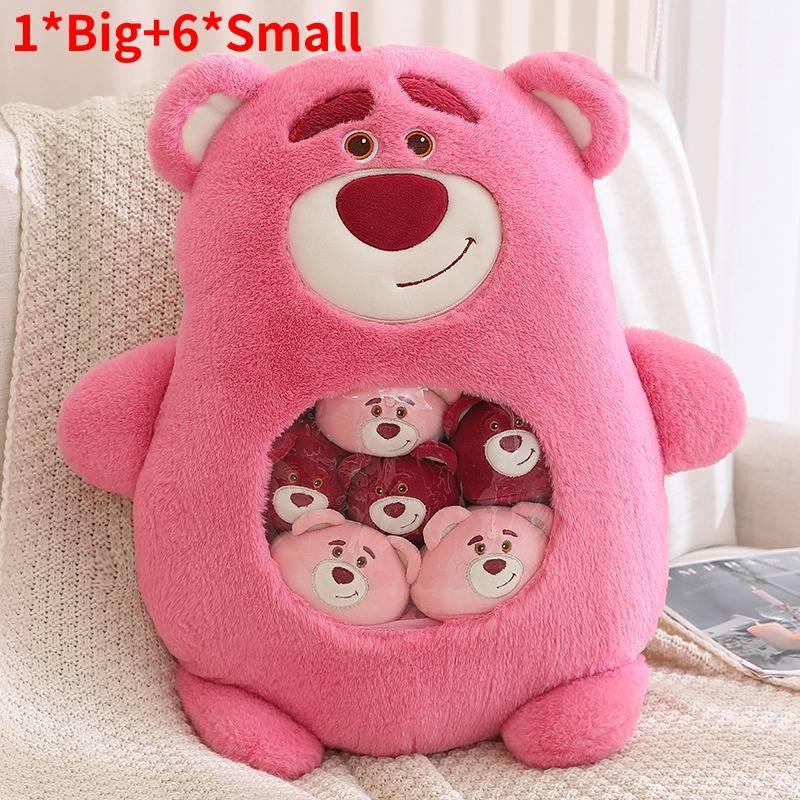 Bear Dinosaur Rabbit Lotso Snack Plush Toy Stuffed Doll Bedroom Decorations