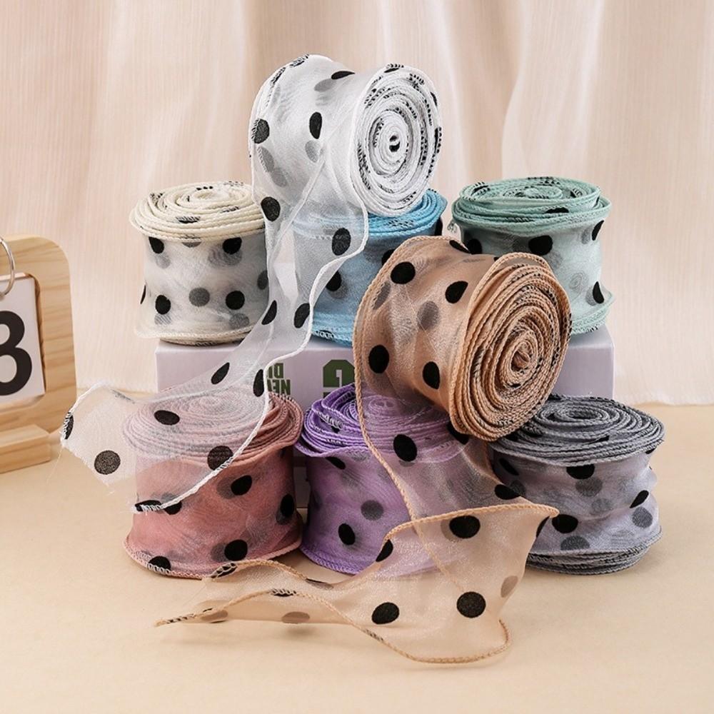 10 Yards Length Organza Ribbon 4cm Width Chiffon Ribbon Satin Ribbon  Gift Wrapping