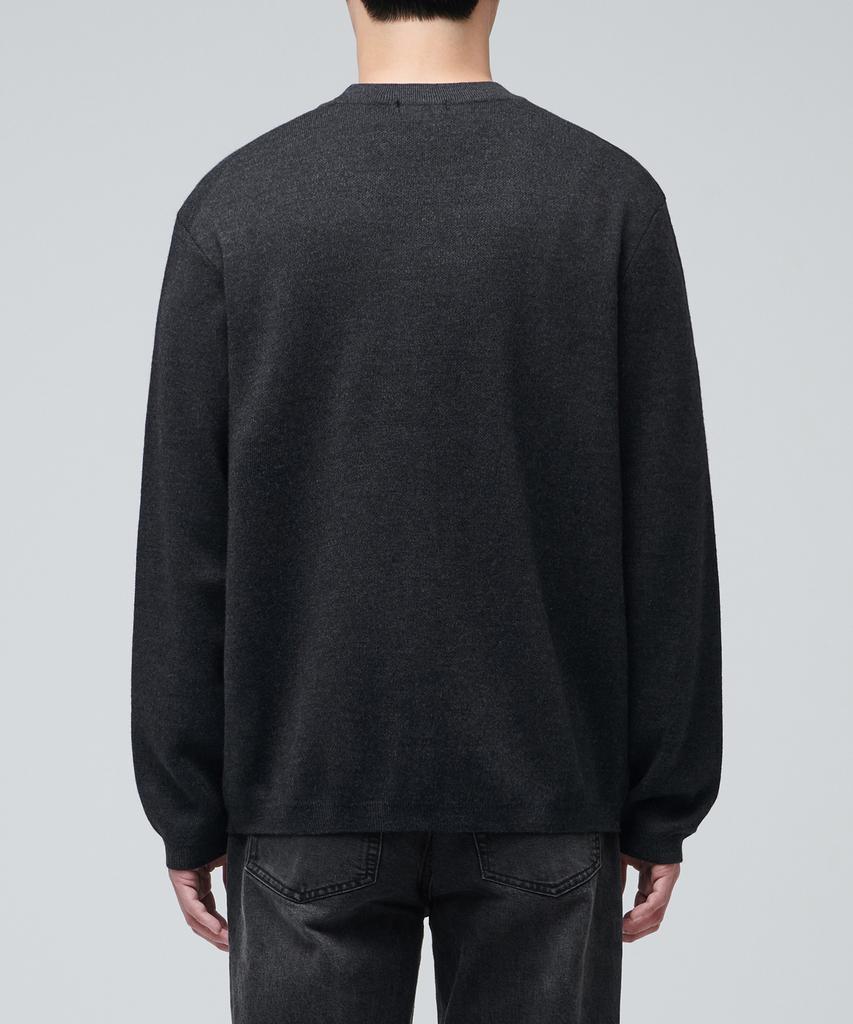 Musinsa Standard Minimalist Cardigan [Charcoal Gray]
