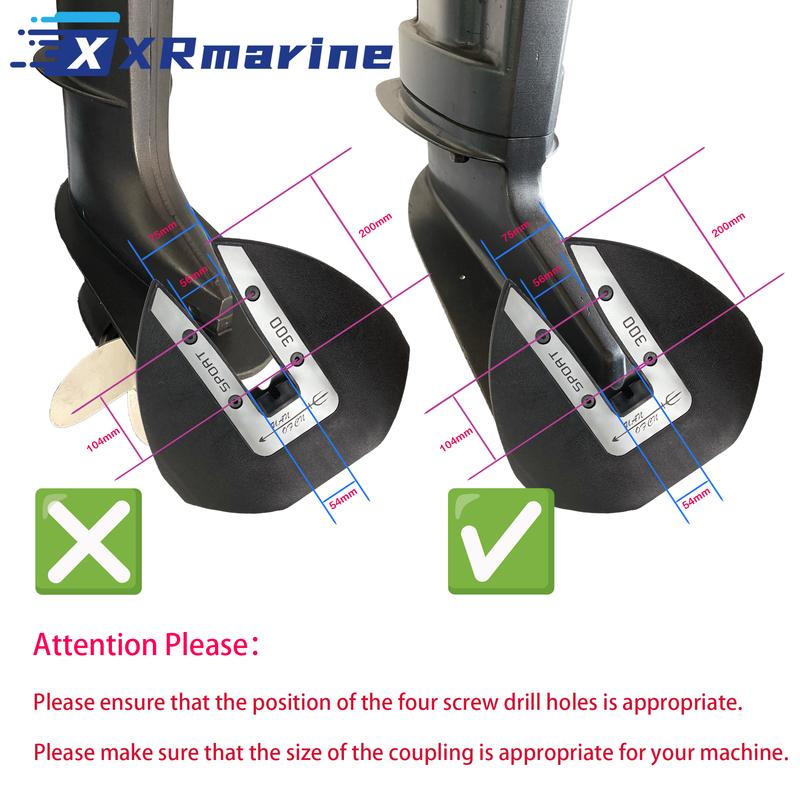 Sport-300 Whale Tail HydroFoil Stabilizer Boat Outboards Stern Drives 40-350 HP