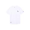 New Era MLB Los Angeles Dodgers Classic LA Hollow Logo Print Summer American Short Sleeve T-Shirt Unisex Tops White 12715370