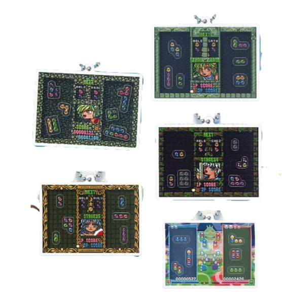 Puyo Puyo Shaka Shaka Acrylic Keychain [Complete Set of 5] Gacha