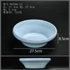 Melamine Blue Dinner Plate Restaurant Tableware Soup Bowl Dry Ice Dish Sashimi Plate Fruit Salad Bowl Dessert Plate Sushi Dish