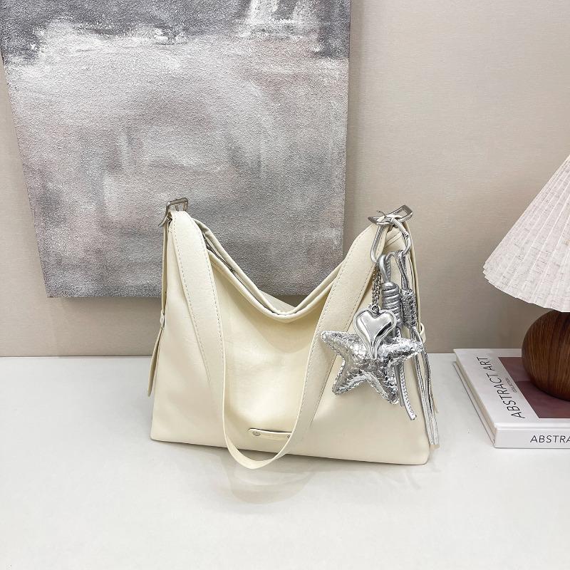 Popular Large-capacity Dumpling Bag Women's New Simple and Versatile Shoulder Messenger Bag Commuter Bag