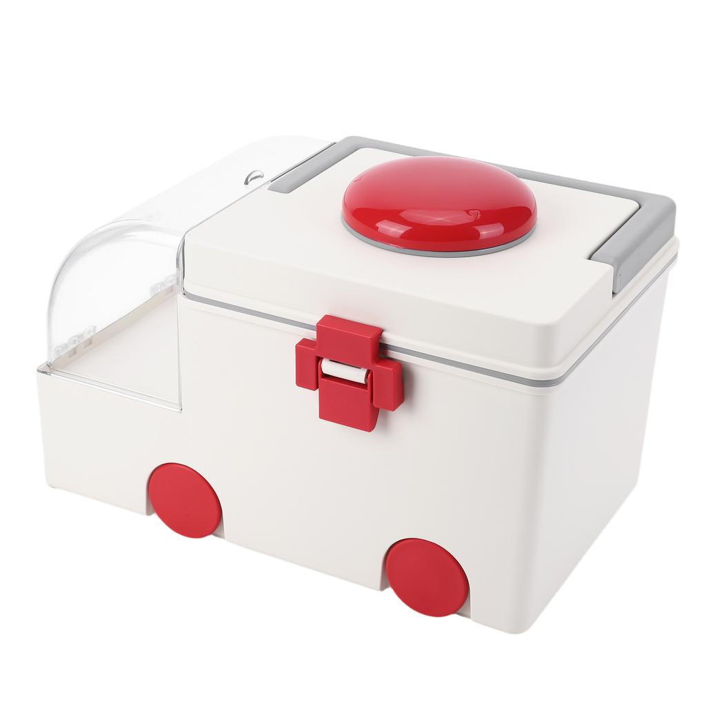 Car-Shaped Portable Storage Box Wear Resist Home Medicine Organizer Medicine Classification Storage Case for Room Decor