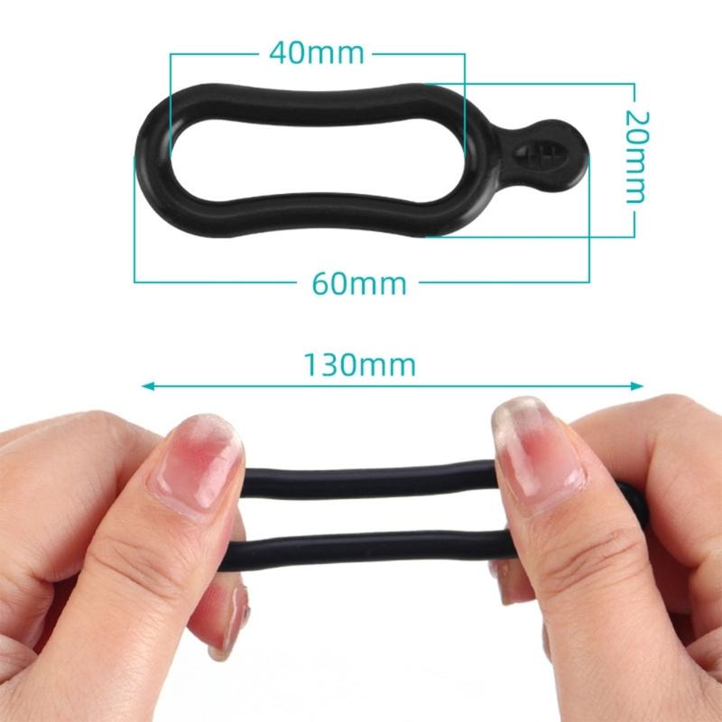 Bikes Silicones Strap Bikes Light Mount Bandages Bikes Flashlight Strap