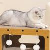 Cat Scratcher House Hanging Ball Toy Claw Grinding Cat Corrugated House for Small Animals Pet Toy Home Decor Kitty Indoor Cats