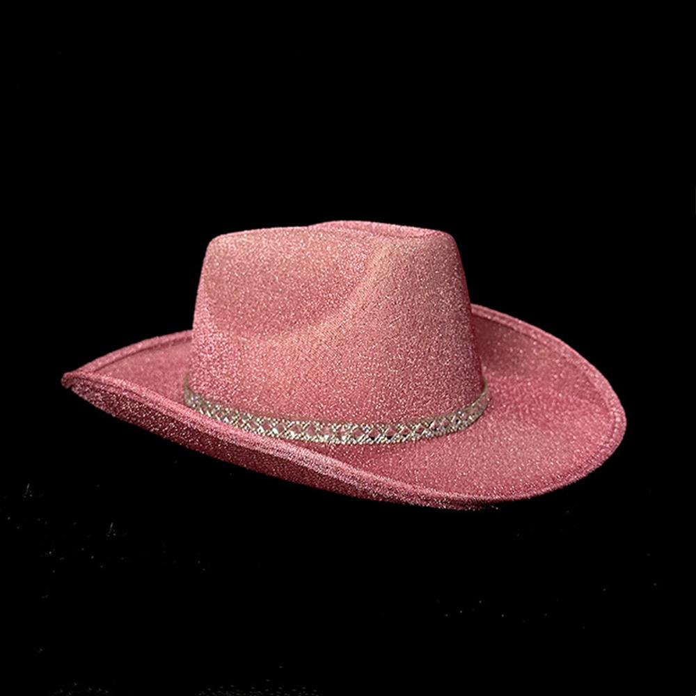 Large Brim Hat Lightweight Cowboy Hat Jazz Felt Cap Women Cosplay Cap For Costume Party Outdoor Party