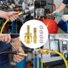 Air Compressor Hose Connector 8/10mm with Tightening Clamps for Pneumatic Tool and Air Hose Application Easy Installation
