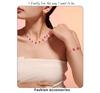 Bohemian Pink Natural Stone Choker & Bracelet Set for Women