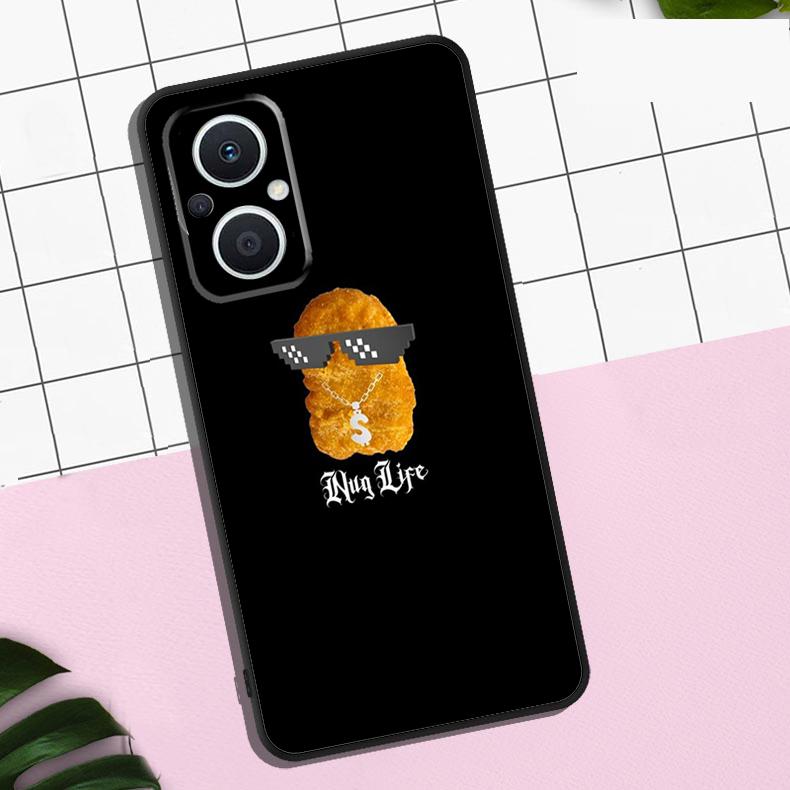Pommes Burger Pizza Hülle Für OPPO Reno 13F 13 12 12F 11 11F 8T 7 8 10 Pro OPPO Find X8 Pro X6 X3 X5 Lite Abdeckung