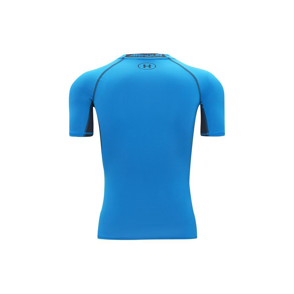 Under Armour Printed Dopamine Training Short Sleeve T-Shirt Men Tops Blue 1257468-787