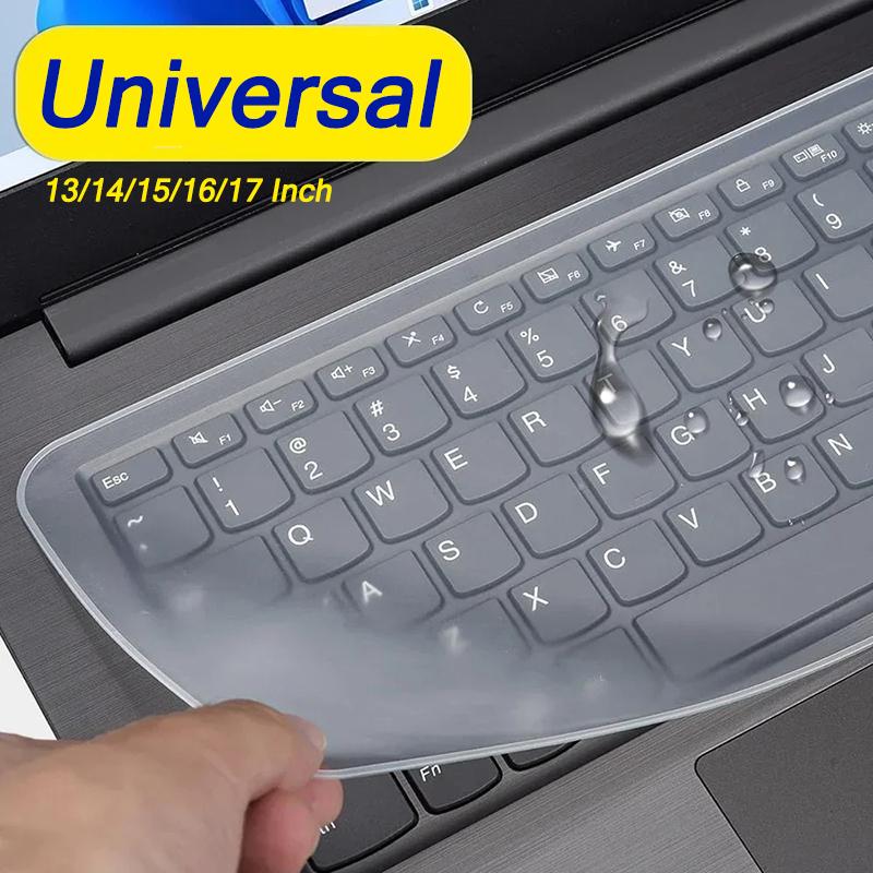 Keyboard Cover for Laptop PC Macbook 13 To 17 Inch Ultra Thin Silicone Waterproof Dustproof Protective Film Clear Protector Skin