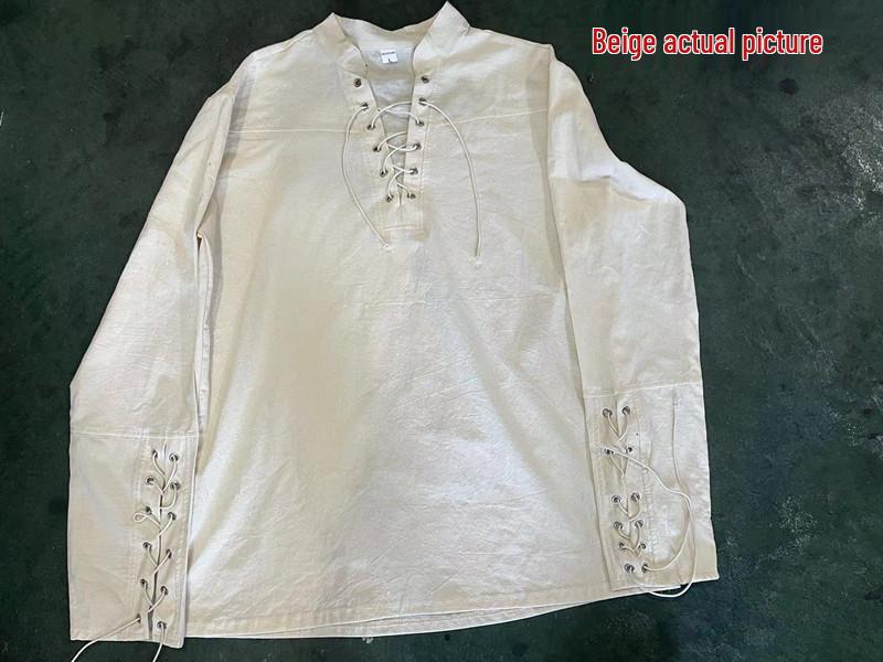 Men's 2023 Gothic Steampunk Pirate Shirt