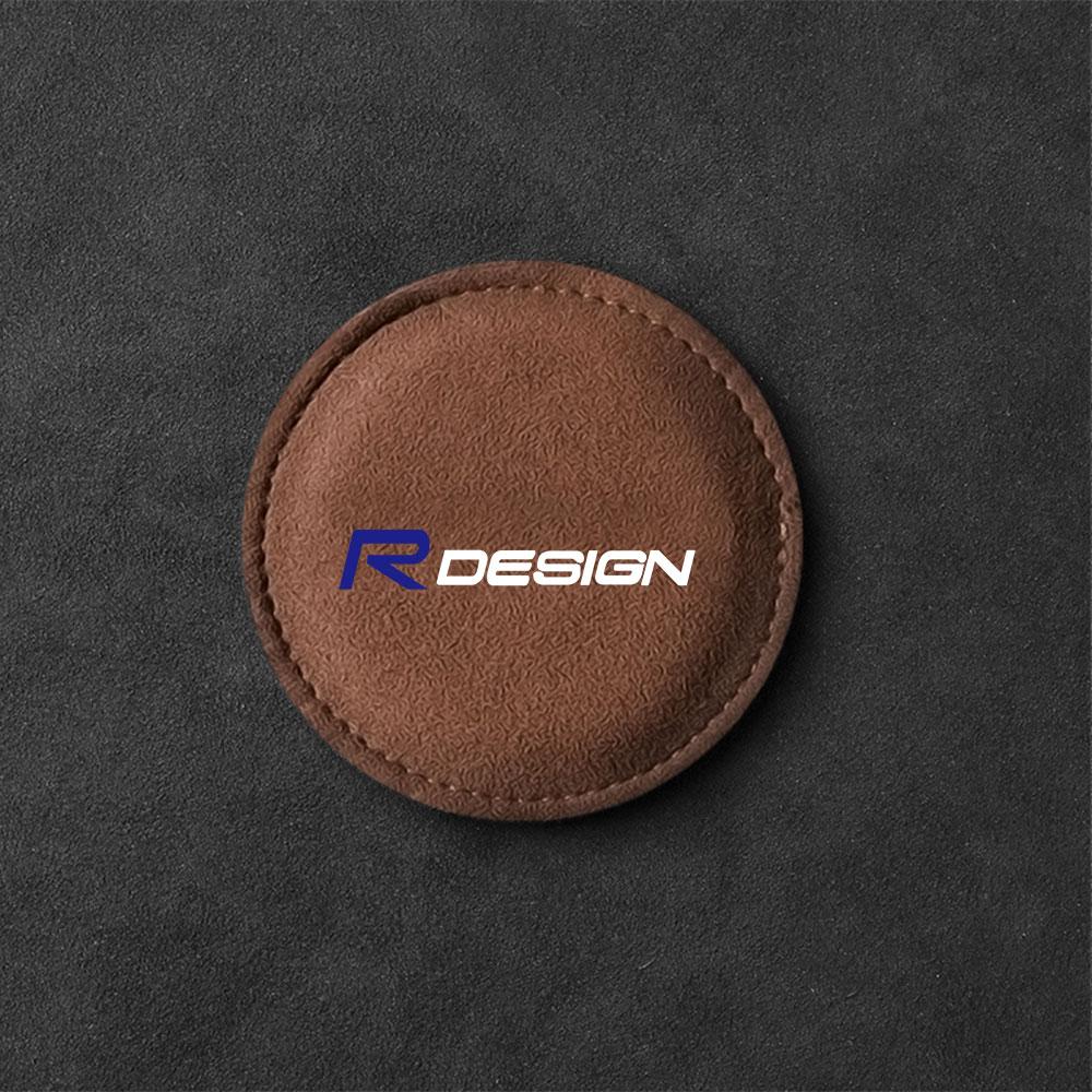 szwdr4 Car Anti-slip Pad Water Cup Holder Mat Bottle Auto Badge For Volvo Rdesign T6 AWD C30 C70 S40 S60 S70 S80 S90 V40 V50 V60 V70