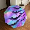 1pc Bat Galaxy Pattern Umbrella  Automatic Opening and Closing Umbrella, High quality Umbrella, Ideal Gift for Her 345