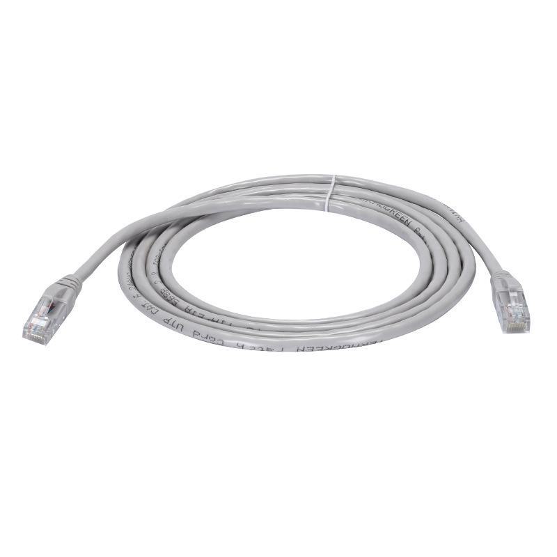 1-meter Cat 6 Gigabit Ethernet-kabel med krystallhode, 8-kjerners tvunnet par nettverksjumper.