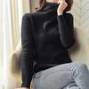 WTEMPO Rollkragenpullover Einfarbig Langarm Beiläufige Gestrickte Pullover Frauen Herbst Winter Plüsch Verdickte Jumper Warme Bodenbildung Strickwaren