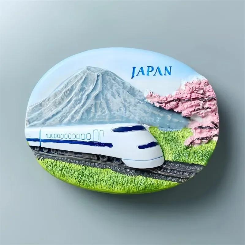 Japan Travelling Souvenirs Okinawa Fridge Magnets Mout Fuji Shinkansen Fridge Stickers Home Decor Birthday Gifts