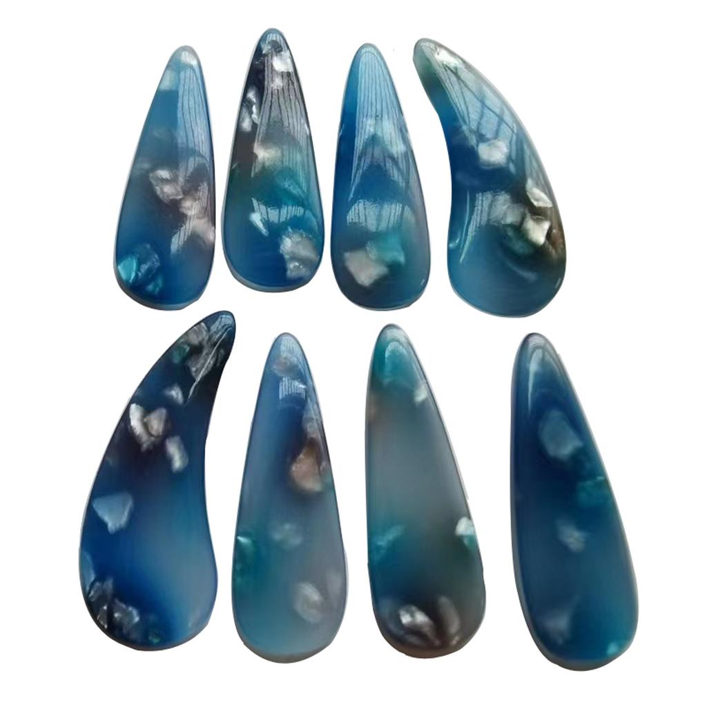 Guqin Nails Professional-Grade Nail Tips for Adults and Children Multicolored Nail Tips for Playing The Guqin and Guzheng Artificial Nails