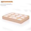 Solid Wood 12 Digit Pillow Plate Watch Bracelet Storage Display Frame - Elegant Organizer for Timepieces And Accessories