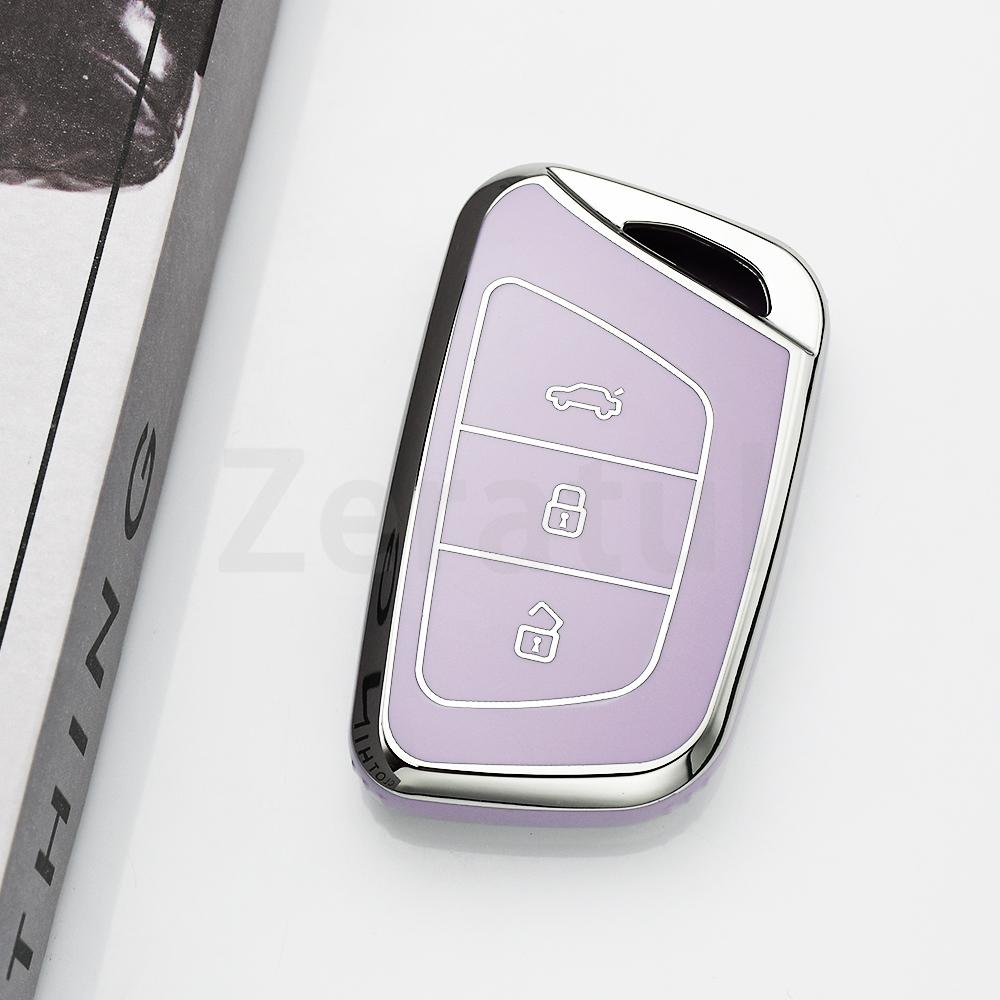 Auto Keyless Shell Protector For Jac Hunter Pickup Ievs4 Iev7S Refine S4 S7 A5 Tpu Car Remote Key Case Cover Bag Accessories
