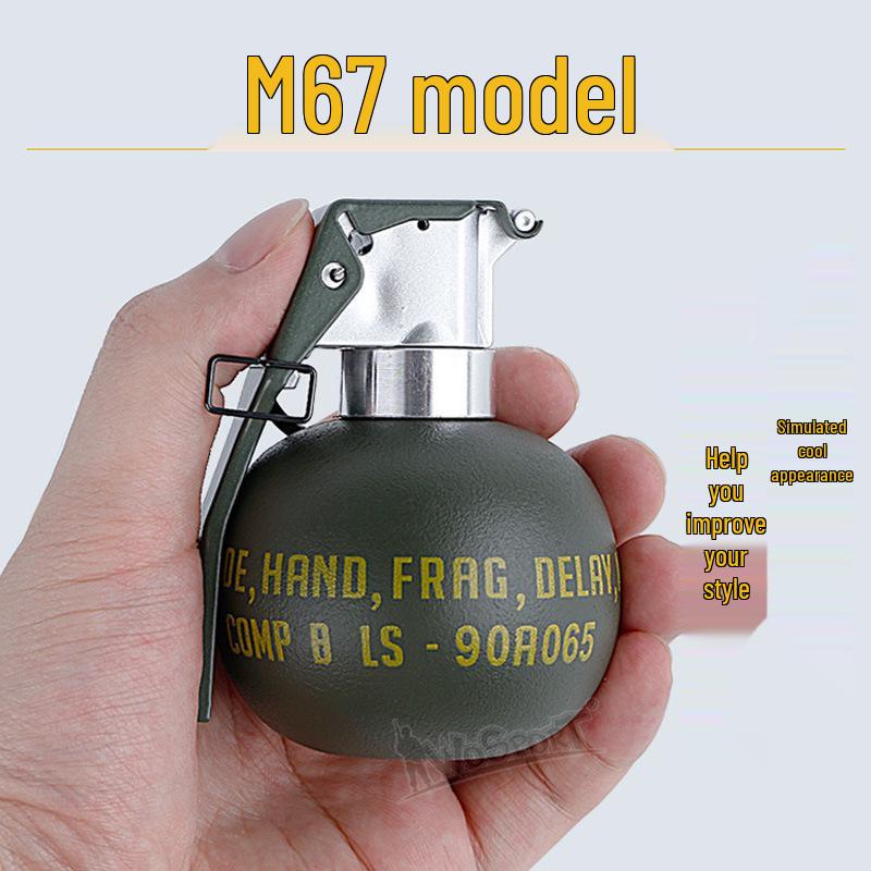 M67 Grenade Model - Military Fan CS Tactical Decoration & Film Photography Prop