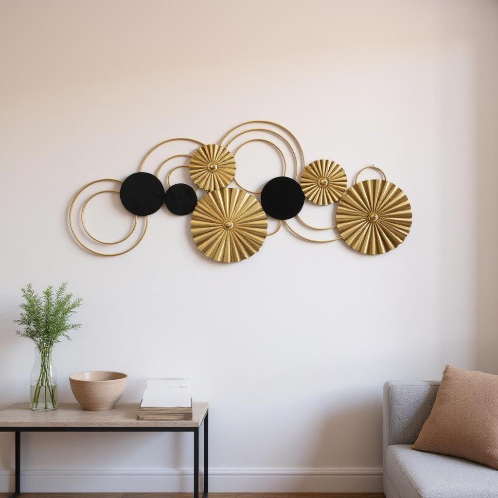 Abstract Loop Wall Art Large Decor Easy Installation