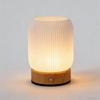 Wood Grain Base Touch Night Light 3 Color Temperatures Dimmable Bed Lamp  Atmosphere Lighting