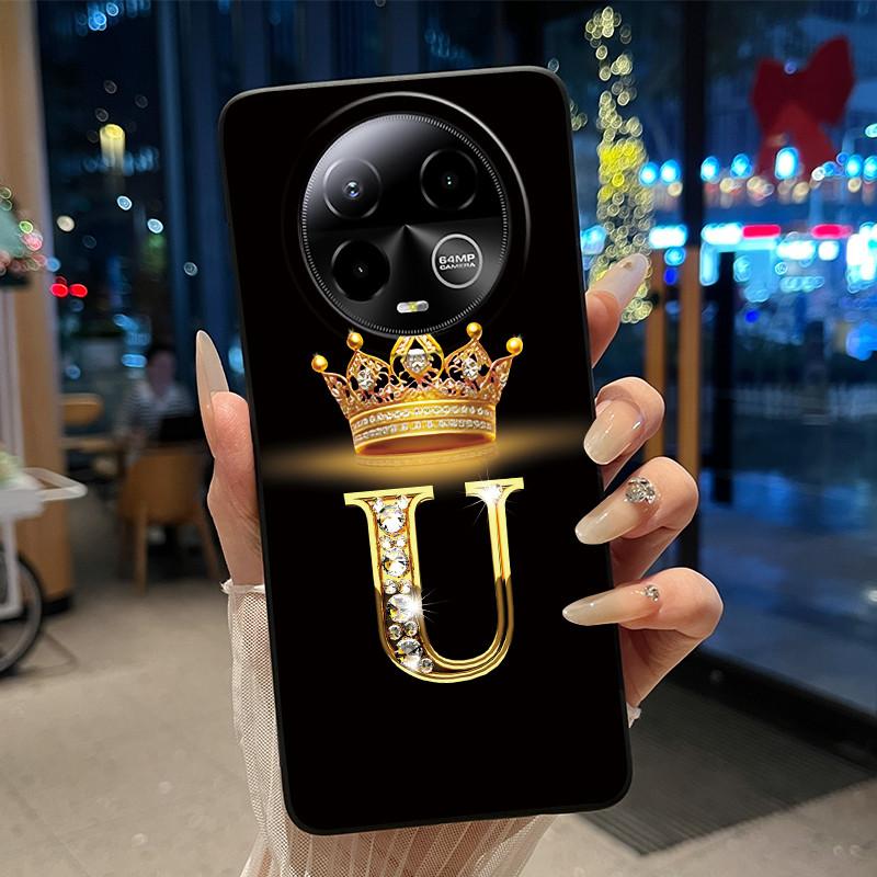 Black Case For BLU Bold K50 Soft Silicone Shockproof Protective Casing For BLU Bold K50 New Luxurious Crown Letter Back Cover